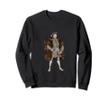 King Henry Viii Portrait Distressed Sweatshirt - Minimalist Print Men Women - T-Shirt, Sweatshirt, Hoodie