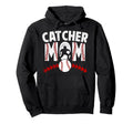 Baseball Catcher Mom Baseball Catcher Hoodie - Graphic Print for Adults - T-Shirt, Sweatshirt, Hoodie