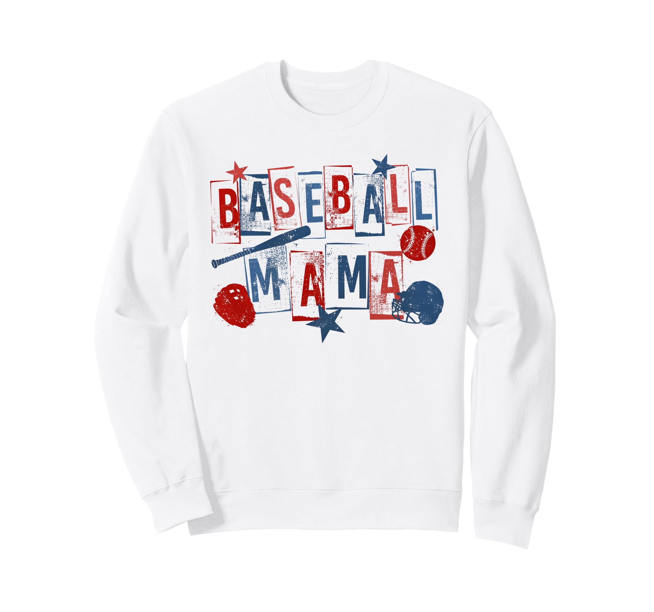 Baseball Mama Mom Mother Game Day Sweatshirt - Streetwear Style Unisex - T-Shirt, Sweatshirt, Hoodie