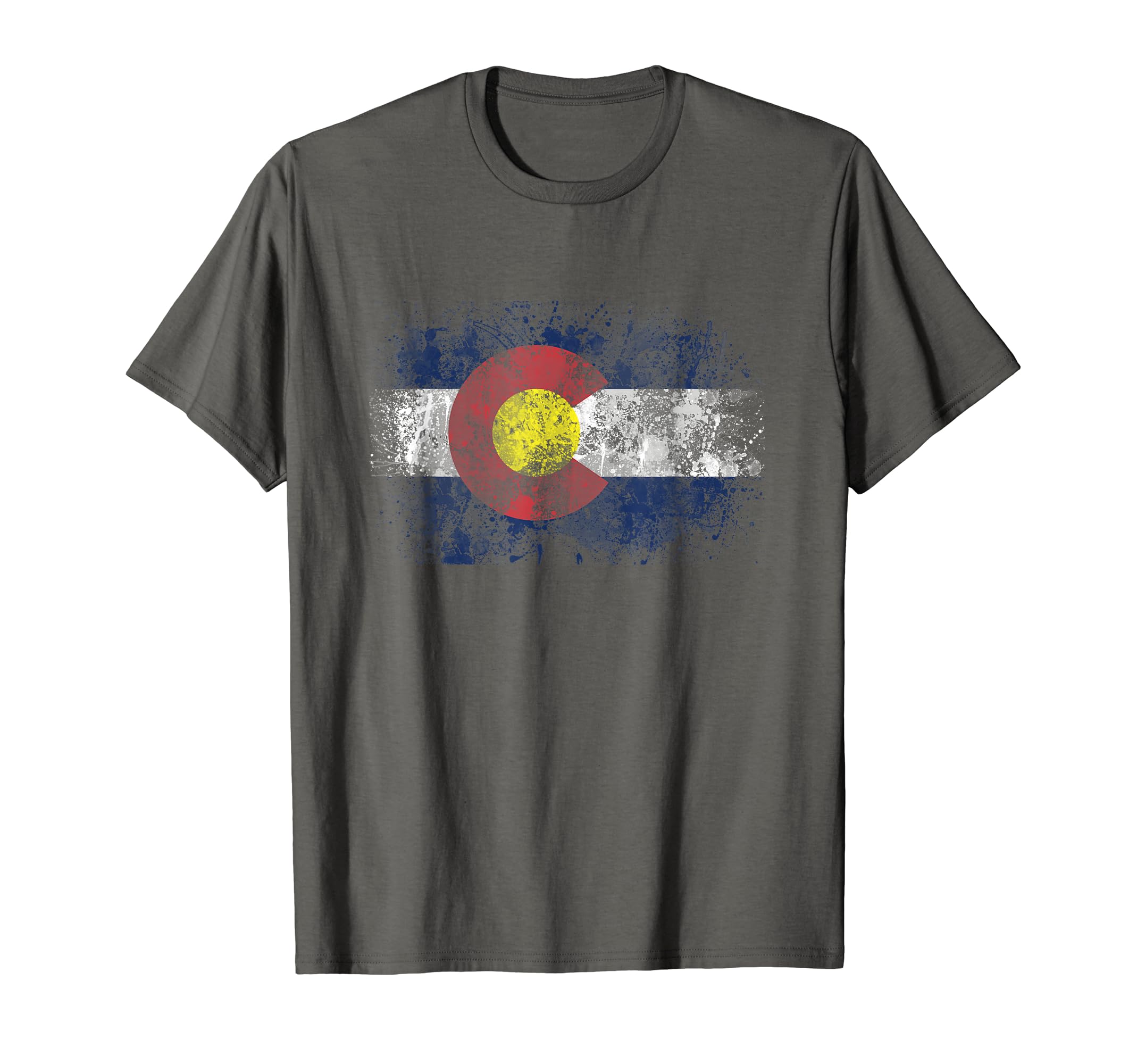 Colorado Flag Distressed Co T-Shirt - Trendy Graphic Unisex - T-Shirt, Sweatshirt, Hoodie
