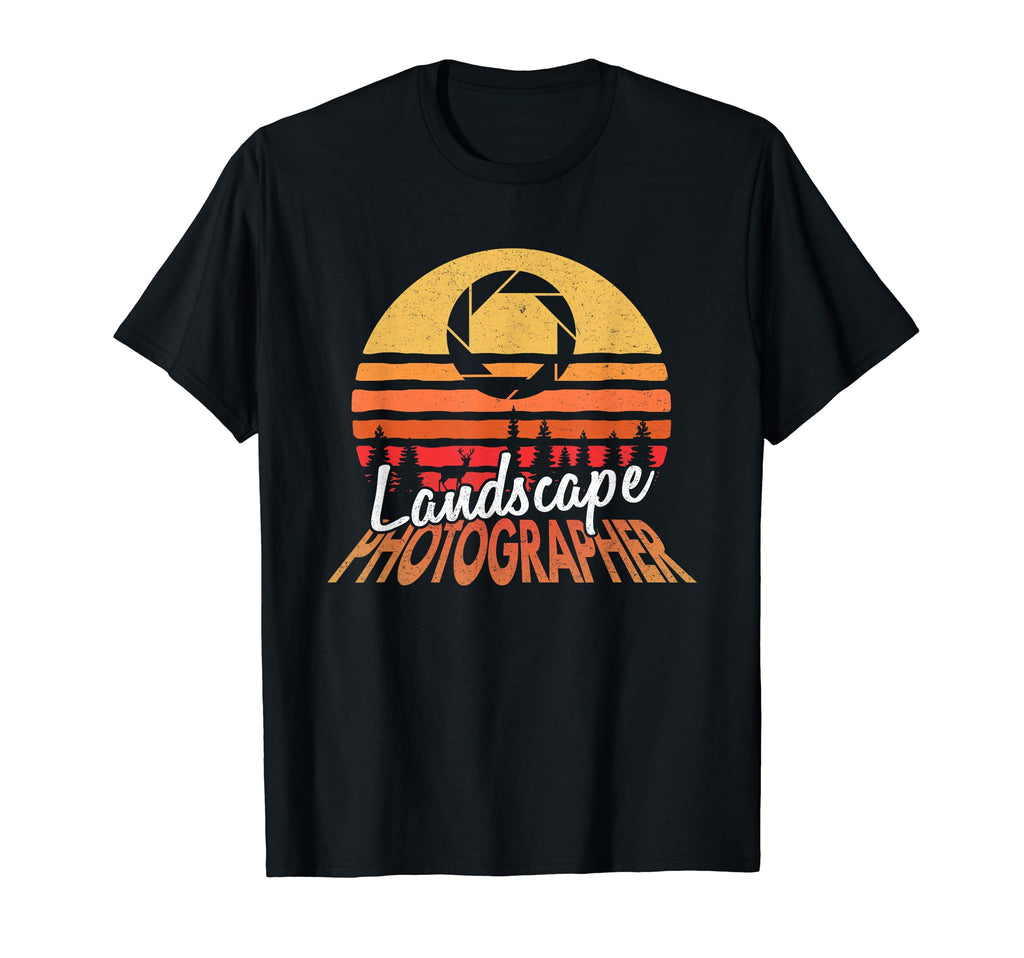 Landscape Photographer Sunset Aperture T-Shirt - Fun Novelty Design Unisex - T-Shirt, Sweatshirt, Hoodie