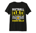 Mens Softball Dad Like Baseball Dad T-Shirt - Trendy Graphic for Adults - T-Shirt, Sweatshirt, Hoodie