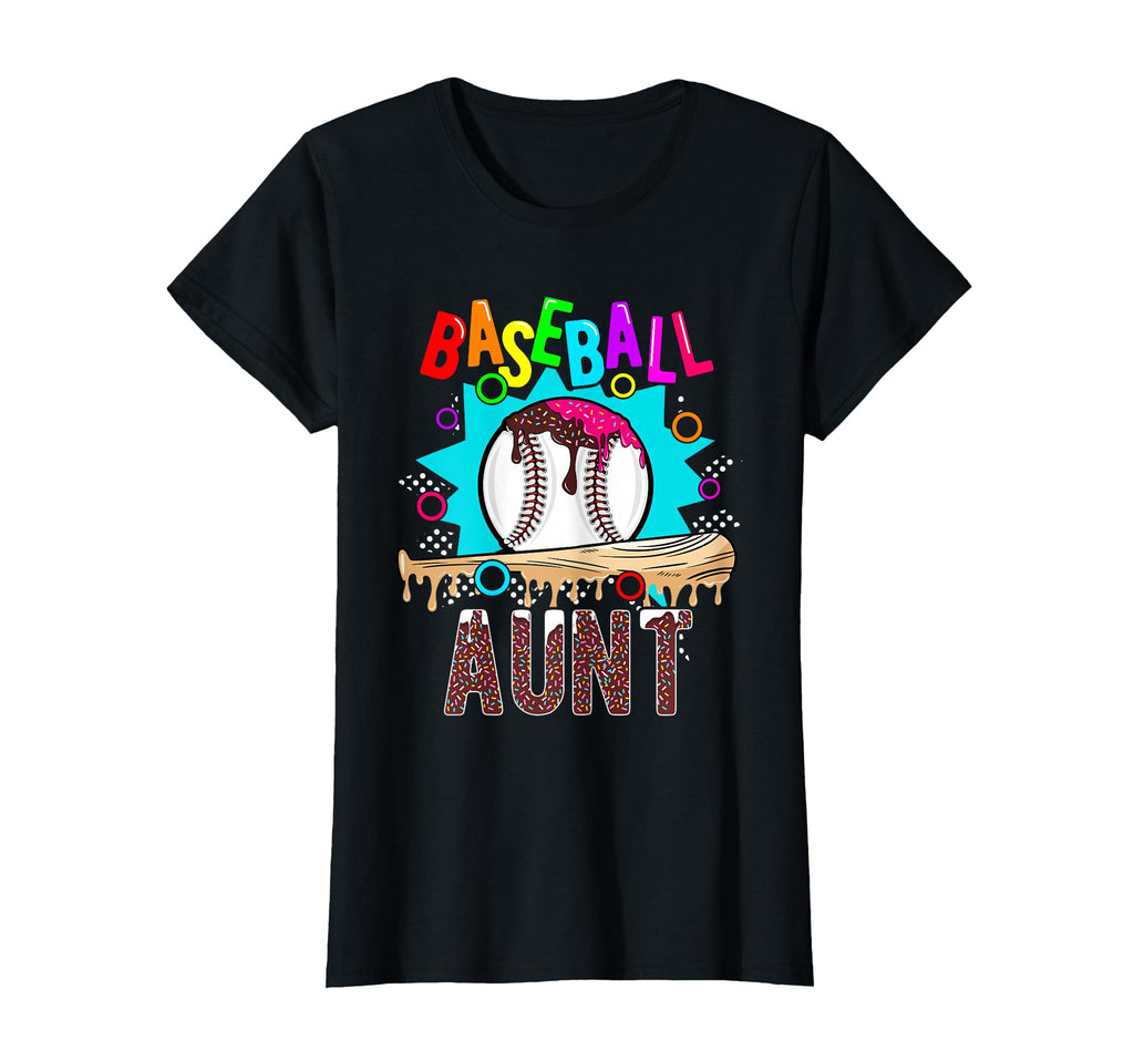 Baseball Aunt T-Shirt - Unique Graphic Men Women - T-Shirt, Sweatshirt, Hoodie