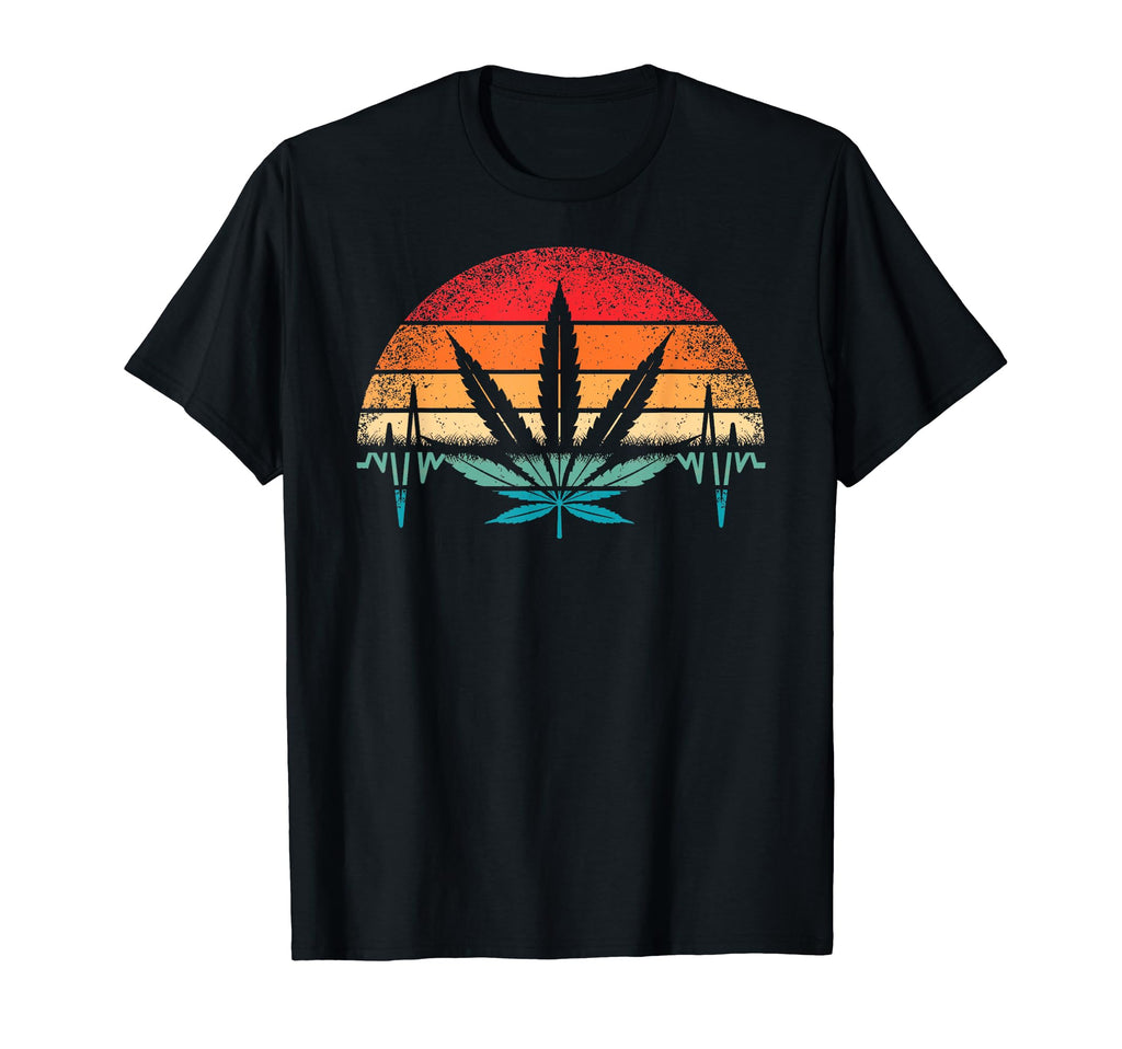 420 Weed Marijuana Cannabis Sunset T-Shirt - Custom Art Print Unisex - T-Shirt, Sweatshirt, Hoodie