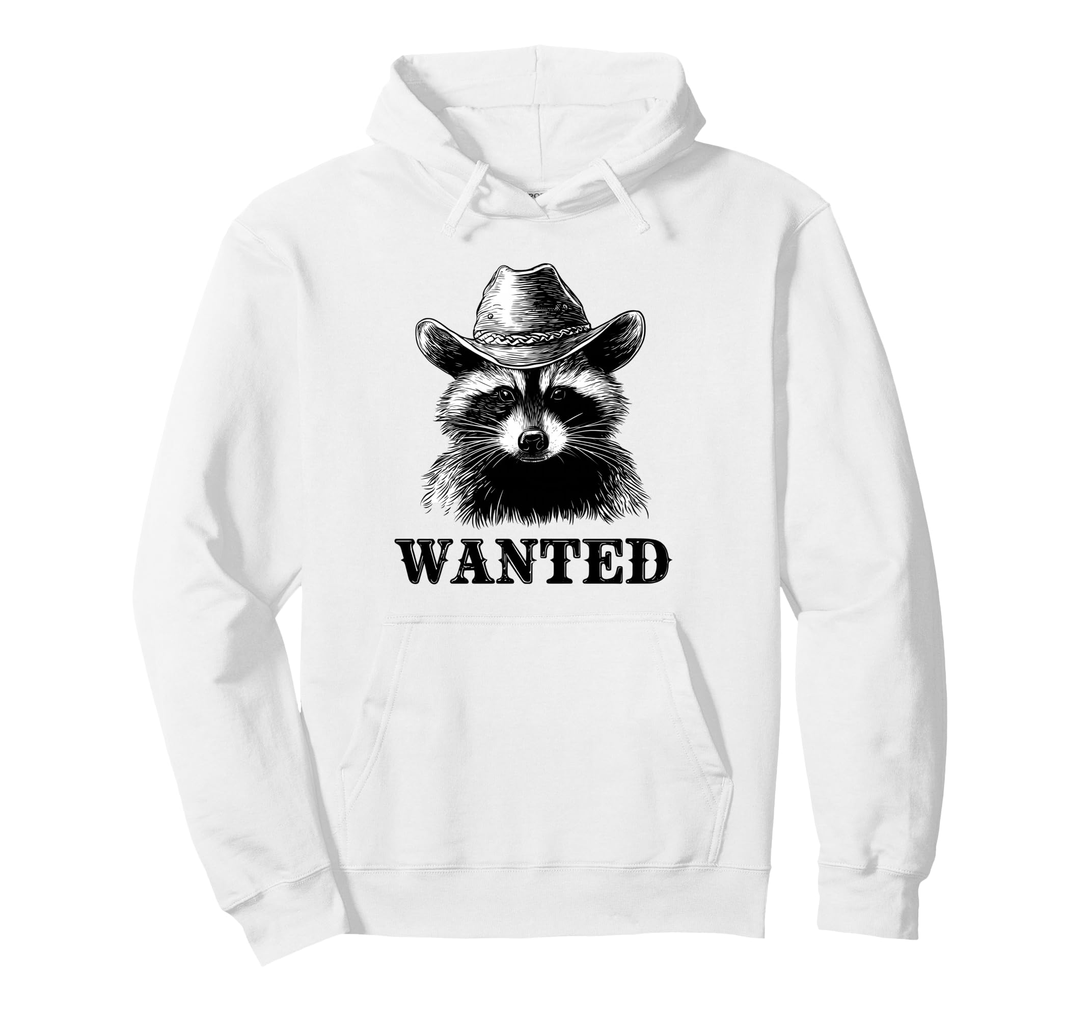 Raccoon Cowboy Trash Panda Cowgirl Hoodie - Fun Novelty Design Men Women - T-Shirt, Sweatshirt, Hoodie