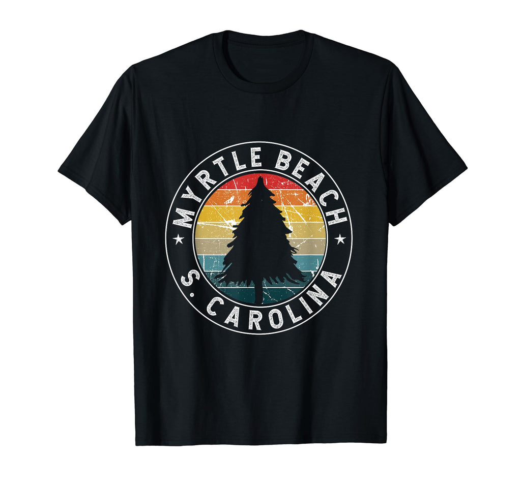Myrtle Beach South Carolina Sc 70S T-Shirt - Novelty Apparel for Adults - T-Shirt, Sweatshirt, Hoodie