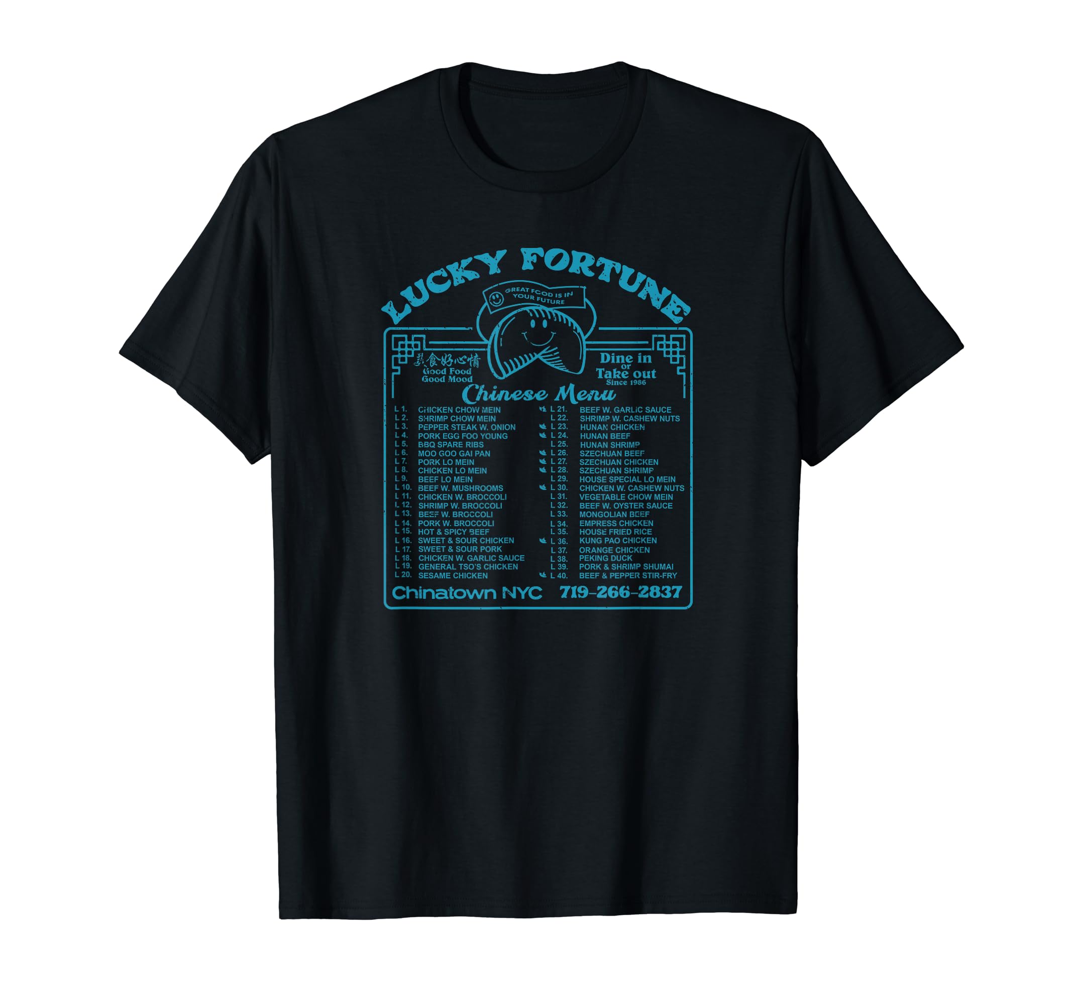 Aesthetic 90S Chinese Food Menu 80S T-Shirt - Graphic Print Unisex - T-Shirt, Sweatshirt, Hoodie
