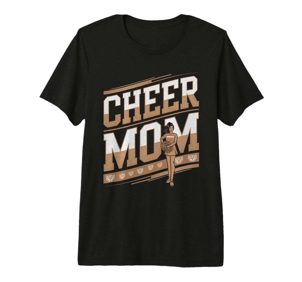Cheer Mom Mother Bow Cheerleader Game T-Shirt - Streetwear Style Unisex - T-Shirt, Sweatshirt, Hoodie