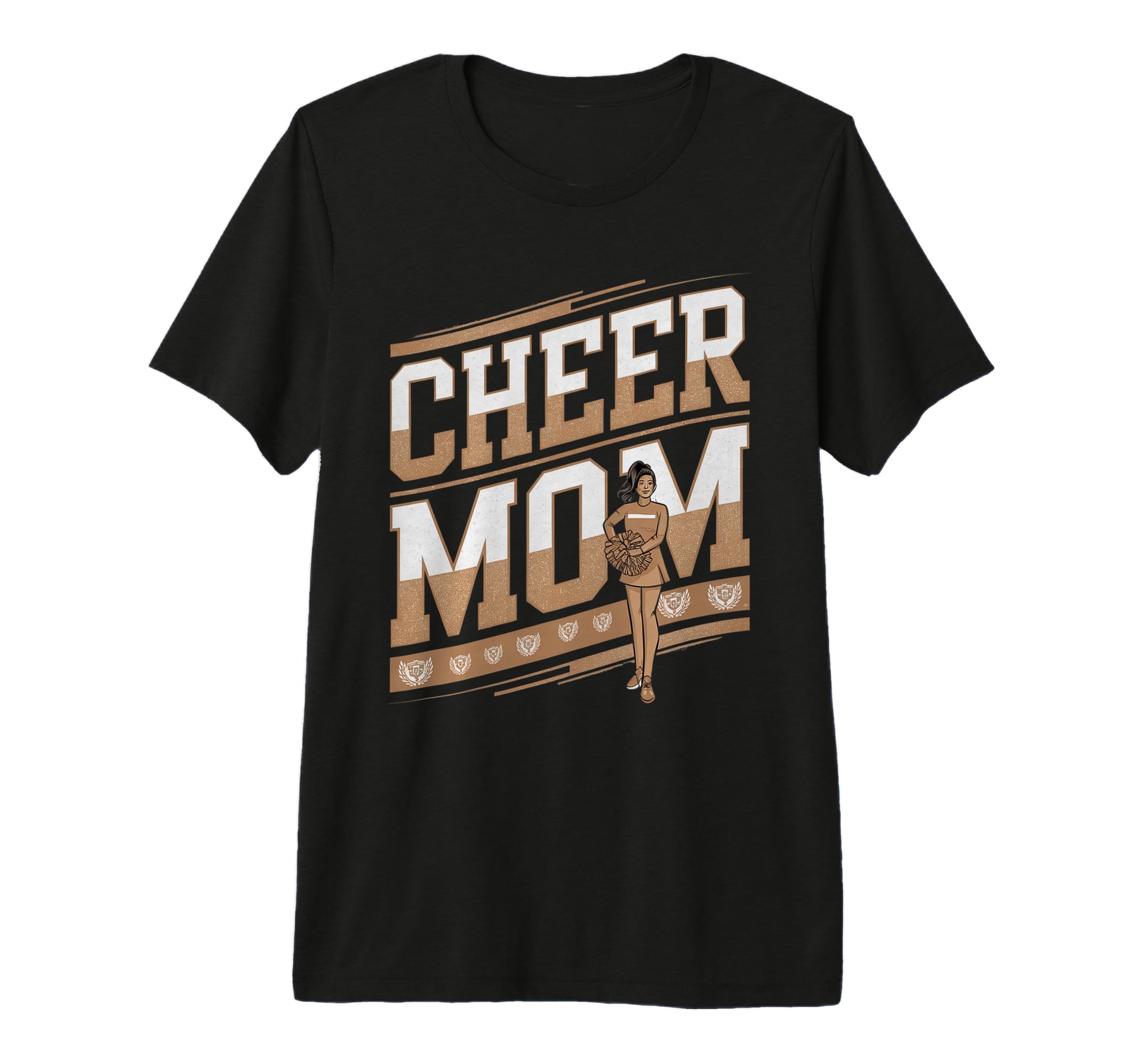 Cheer Mom Mother Bow Cheerleader Game T-Shirt - Streetwear Style Unisex - T-Shirt, Sweatshirt, Hoodie