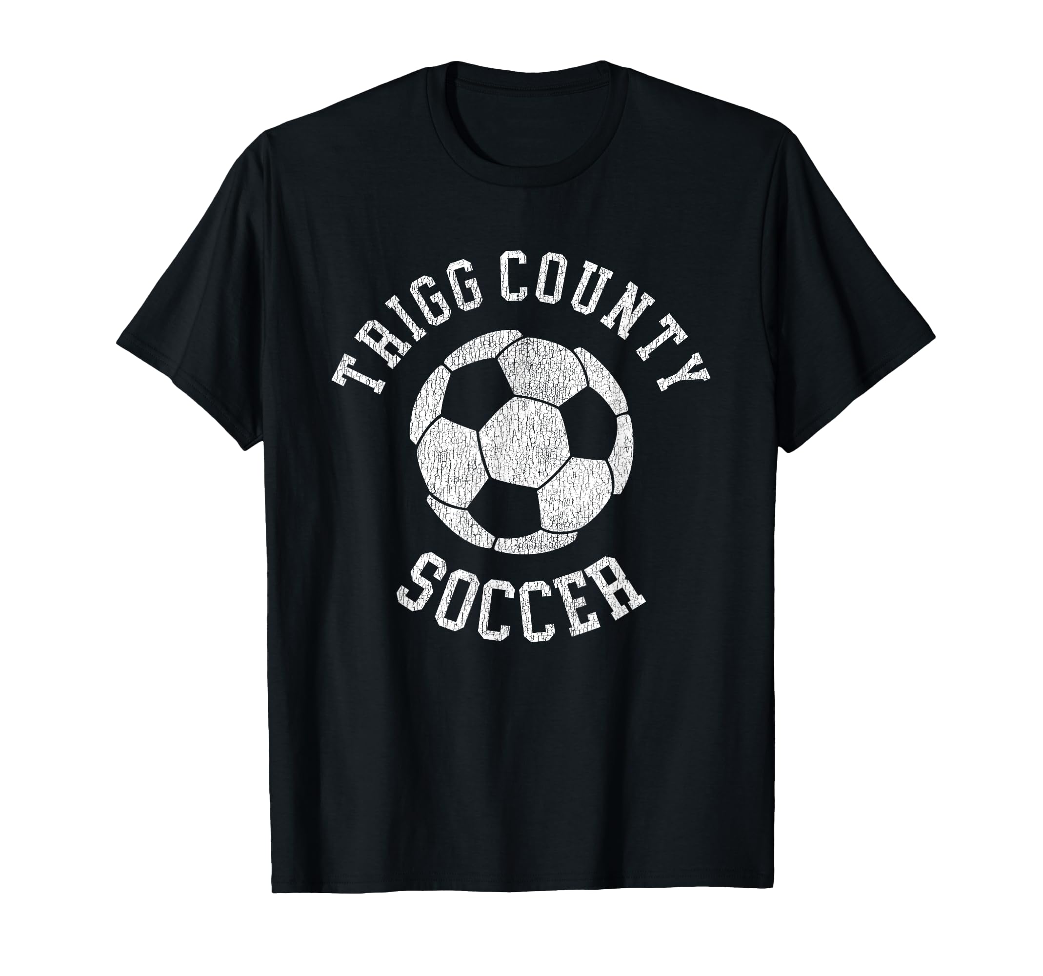Trigg County Soccer Distressed 90S T-Shirt - Unique Graphic Men Women - T-Shirt, Sweatshirt, Hoodie