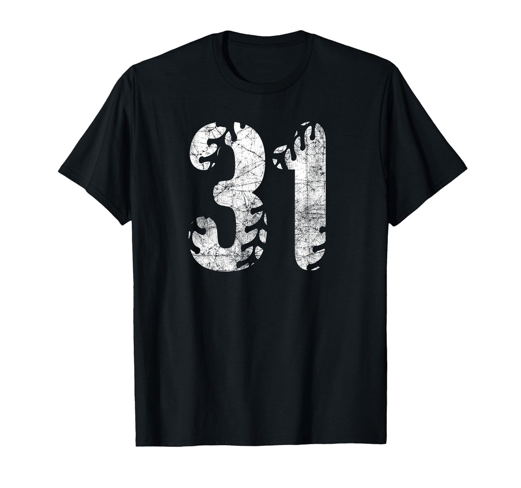 Baseball Softball Mom 31 Number 31 T-Shirt - Custom Art Print Unisex - T-Shirt, Sweatshirt, Hoodie
