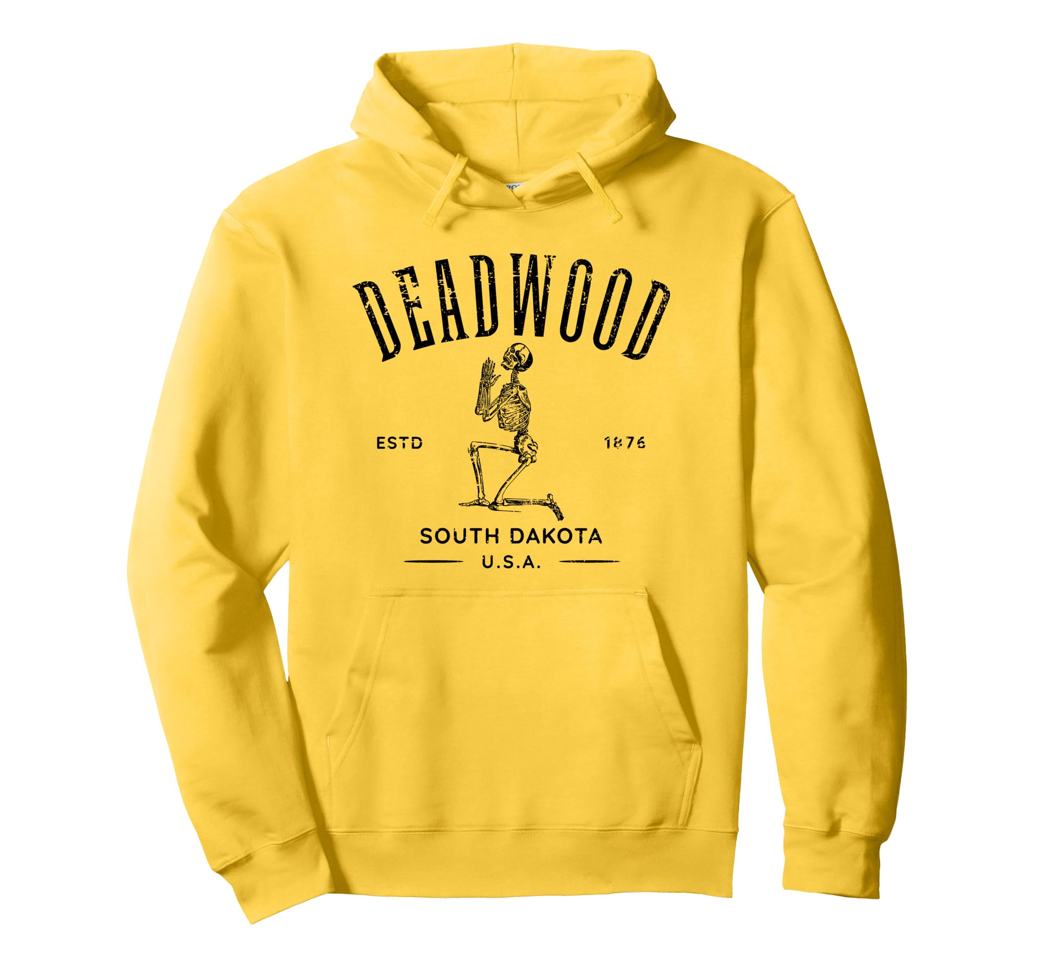 Deadwood South Dakota Usa Hoodie - Casual Everyday Wear for Adults - T-Shirt, Sweatshirt, Hoodie