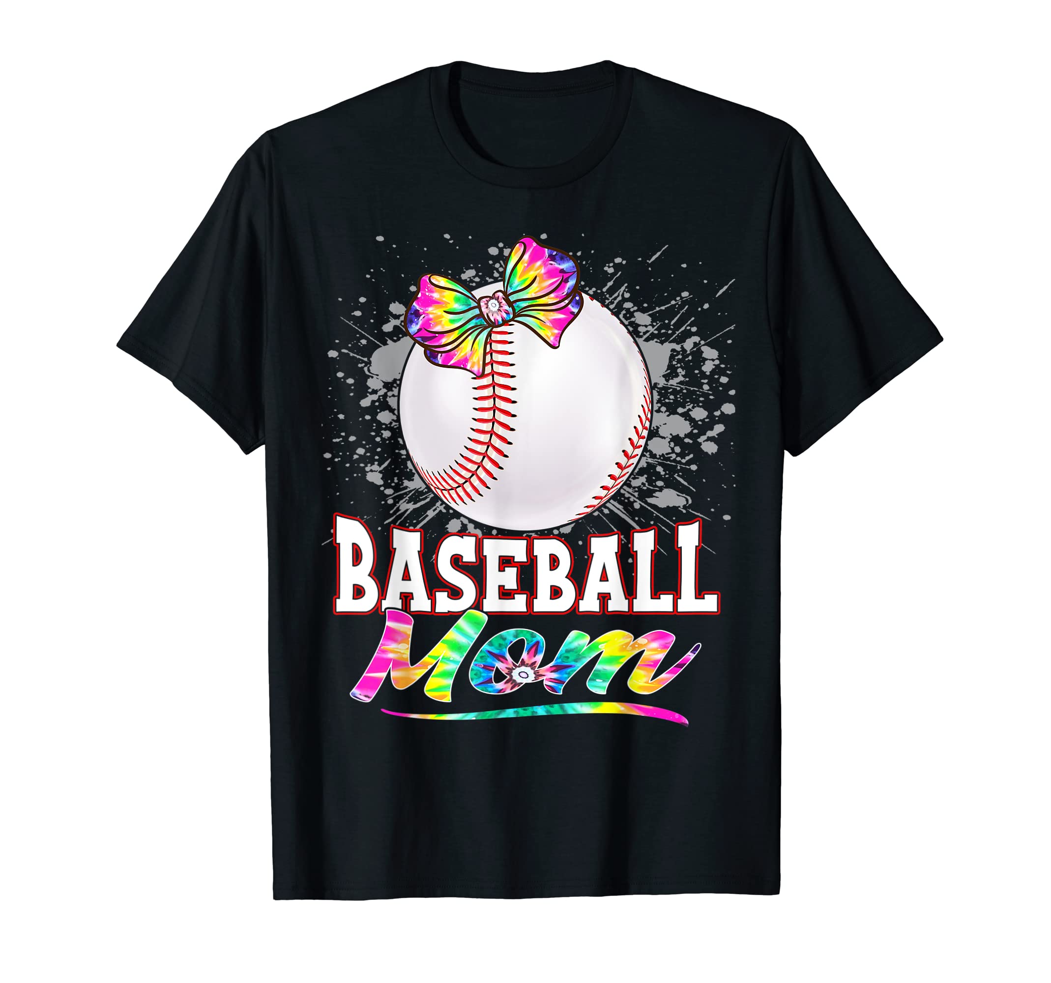 Baseball Mom Tie Dye Baseball Player T-Shirt - Streetwear Style Men Women - T-Shirt, Sweatshirt, Hoodie