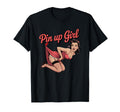 Pin Up Funny Rockabilly Art T-Shirt - Unique Graphic Unisex - T-Shirt, Sweatshirt, Hoodie