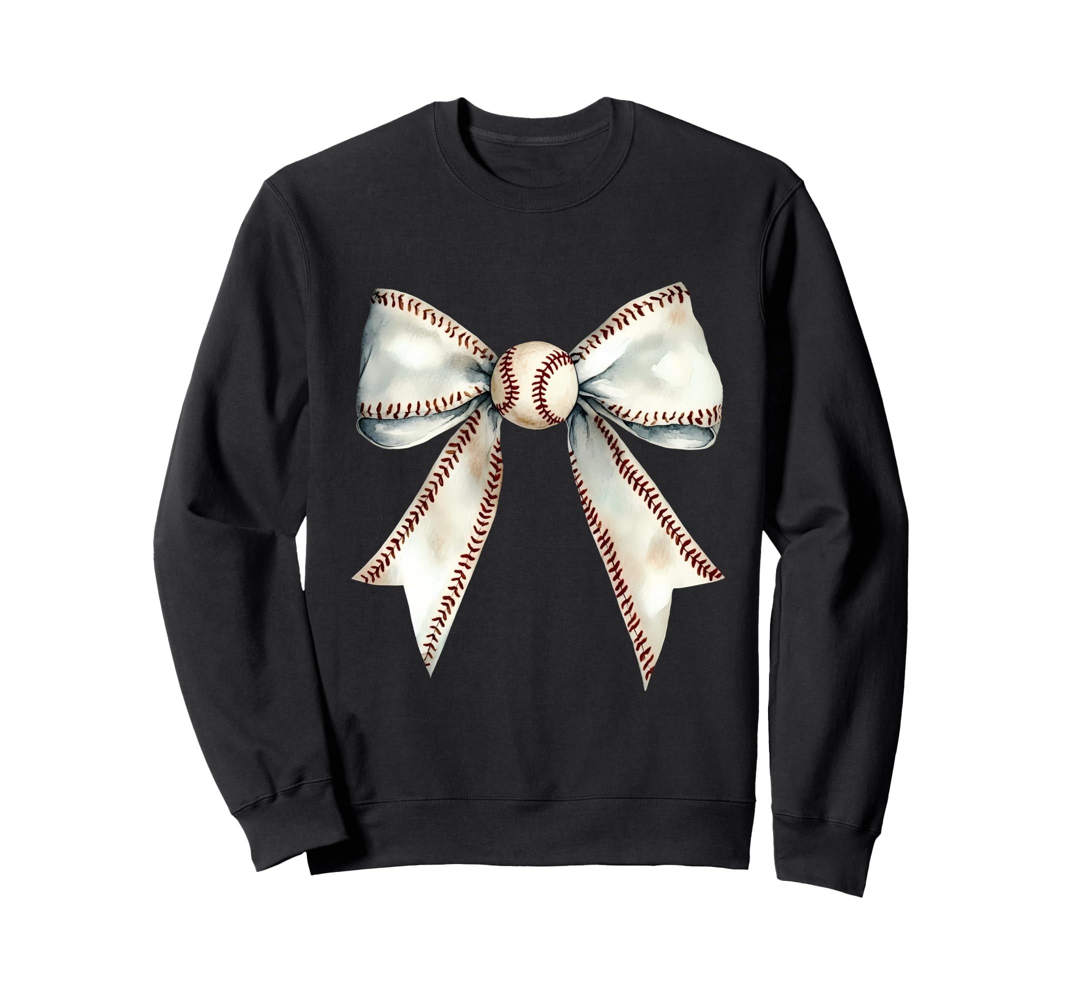 Baseball Coquette Bow Baseball Mom Sweatshirt - Novelty Apparel for Adults - T-Shirt, Sweatshirt, Hoodie