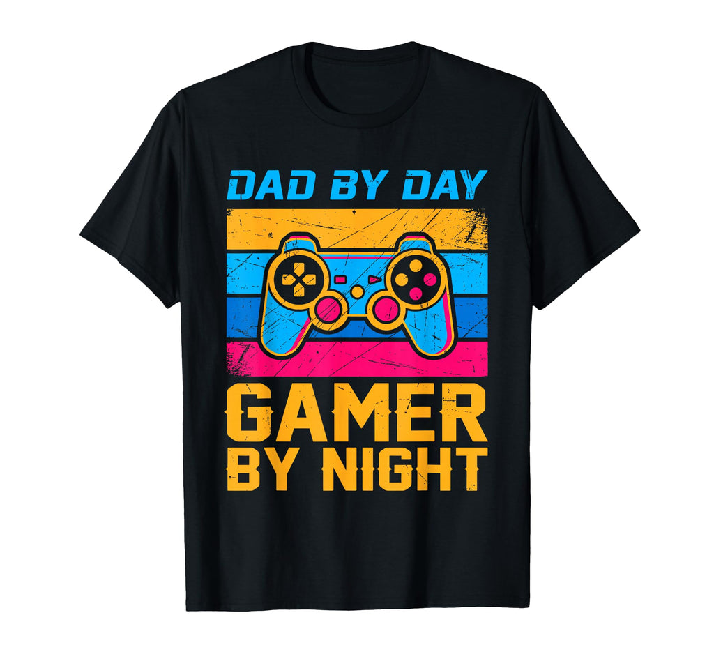Dad Day Gamer Night Video Games T-Shirt - Fun Novelty Design for Adults - T-Shirt, Sweatshirt, Hoodie
