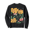 Flowers Boho Floral Nature Garden Sweatshirt - Unique Graphic Men Women - T-Shirt, Sweatshirt, Hoodie