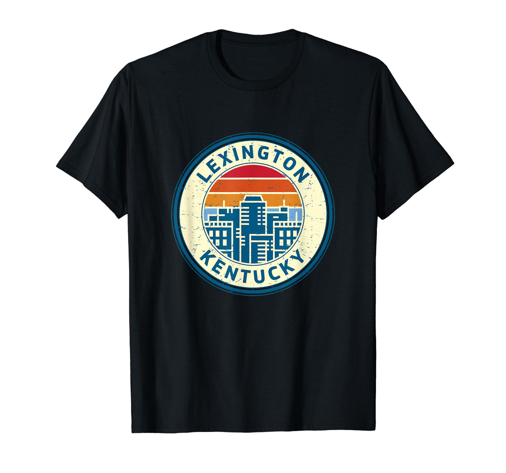 Lexington Skyline Kentucky Ky 70S 80S T-Shirt - Graphic Print Unisex - T-Shirt, Sweatshirt, Hoodie