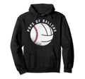 Pops Baseball Volleyball Player Daughter Hoodie - Minimalist Print Unisex - T-Shirt, Sweatshirt, Hoodie