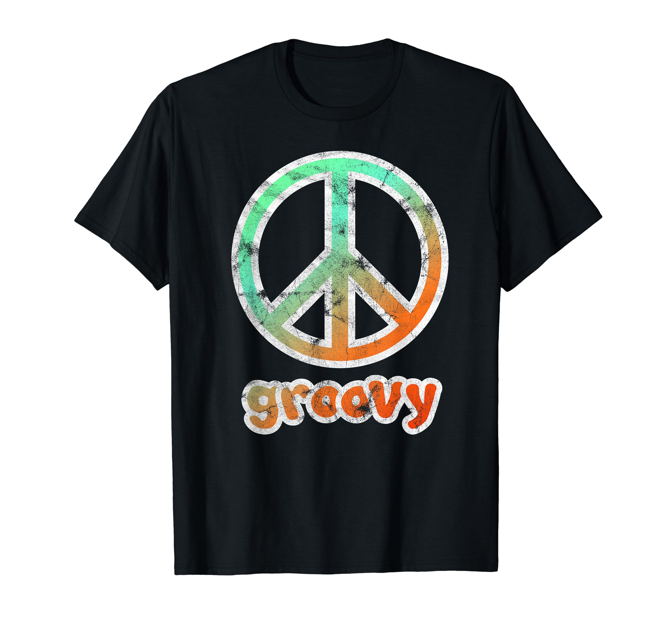 Funny Hippie Peace Groovy Love Sweatshirt - Custom Art Print Unisex - T-Shirt, Sweatshirt, Hoodie