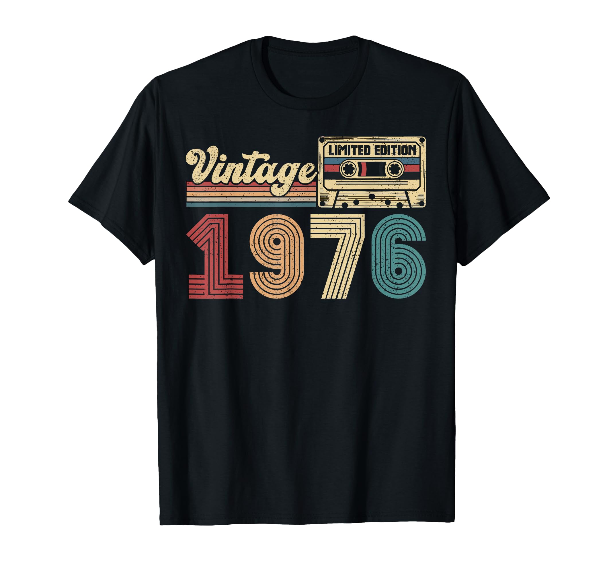 50 Year Old Cassette Tape 1976 50Th T-Shirt - Trendy Graphic for Adults - T-Shirt, Sweatshirt, Hoodie