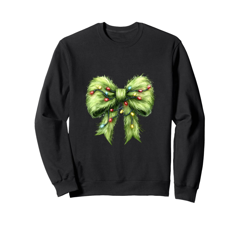 Green Coquette Bow Lights Y2K Girly Sweatshirt - Custom Art Print Unisex - T-Shirt, Sweatshirt, Hoodie