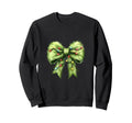 Green Coquette Bow Lights Y2K Girly Sweatshirt - Custom Art Print Unisex - T-Shirt, Sweatshirt, Hoodie