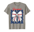 Baseball Mama Coquette Bow Game Day T-Shirt - Streetwear Style for Adults - T-Shirt, Sweatshirt, Hoodie