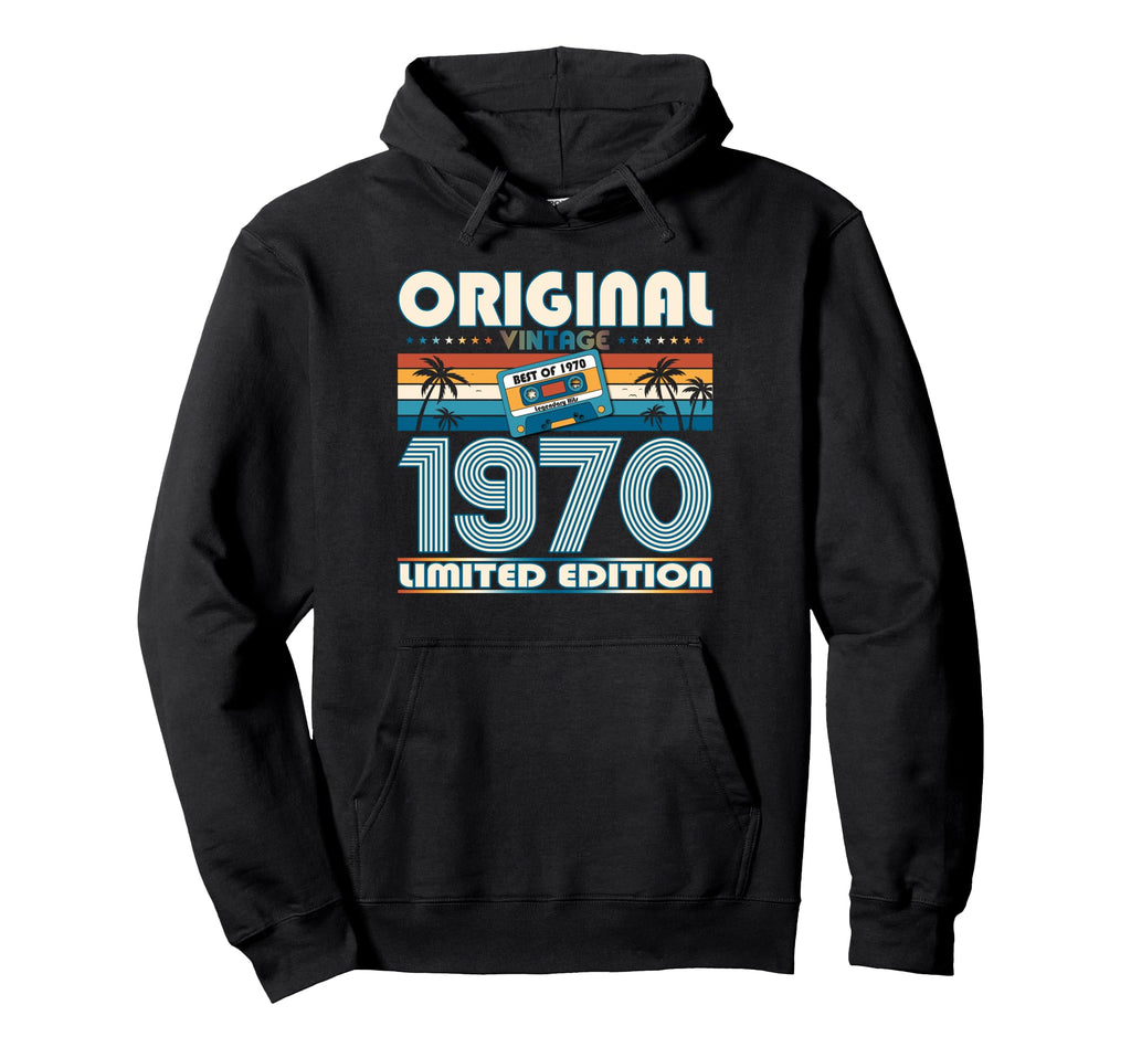 55Th Birthday Original Best 1970 Hoodie - Streetwear Style for Adults - T-Shirt, Sweatshirt, Hoodie
