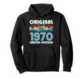 55Th Birthday Original Best 1970 Hoodie - Streetwear Style for Adults - T-Shirt, Sweatshirt, Hoodie