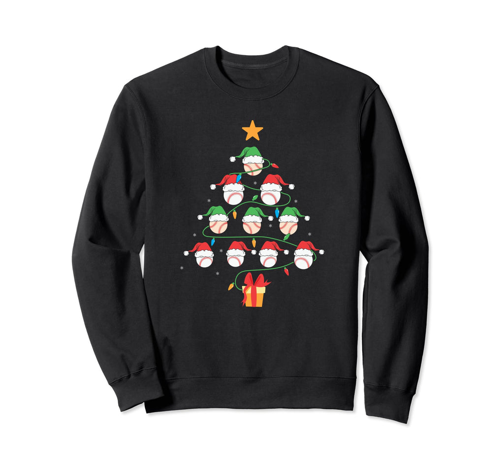 Baseball Pitcher Catcher Holiday Sweatshirt - Minimalist Print Unisex - T-Shirt, Sweatshirt, Hoodie