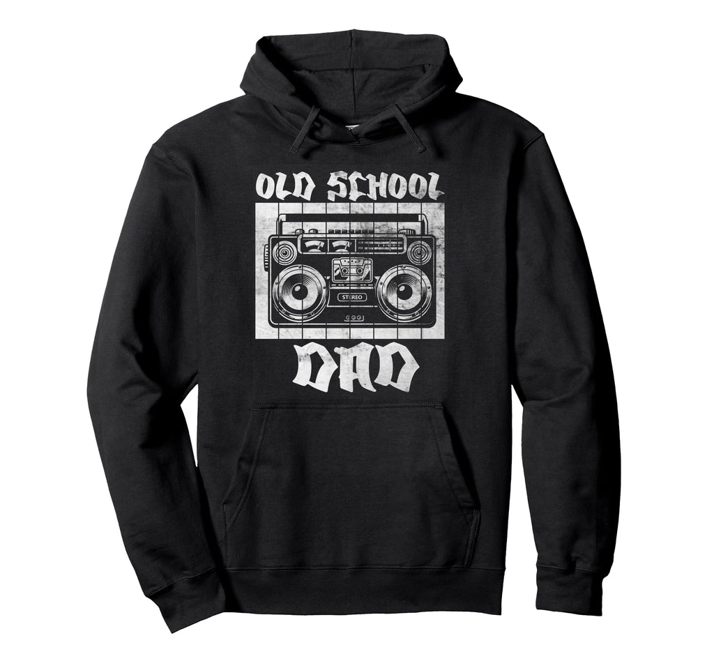 Old School Dad Hip Hop Hoodie - Custom Art Print Men Women - T-Shirt, Sweatshirt, Hoodie