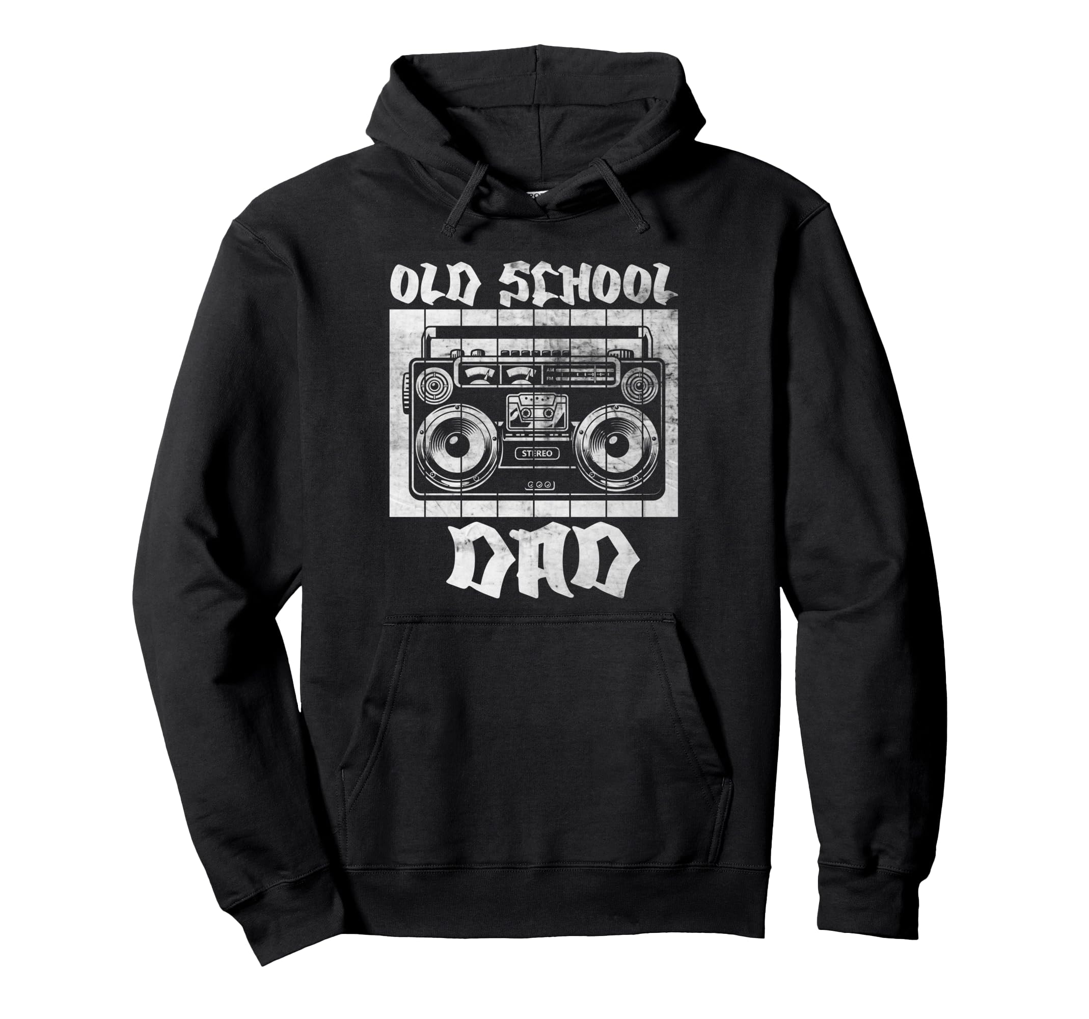 Old School Dad Hip Hop Hoodie - Custom Art Print Men Women - T-Shirt, Sweatshirt, Hoodie