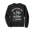 Baseball Coach Wife Sweatshirt - Fun Novelty Design for Adults - T-Shirt, Sweatshirt, Hoodie