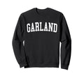 Garland Tx Distressed White Varsity Sweatshirt - Graphic Print for Adults - T-Shirt, Sweatshirt, Hoodie