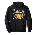 Softball Mom Mama Mothers Day Hoodie - Unique Graphic Unisex - T-Shirt, Sweatshirt, Hoodie