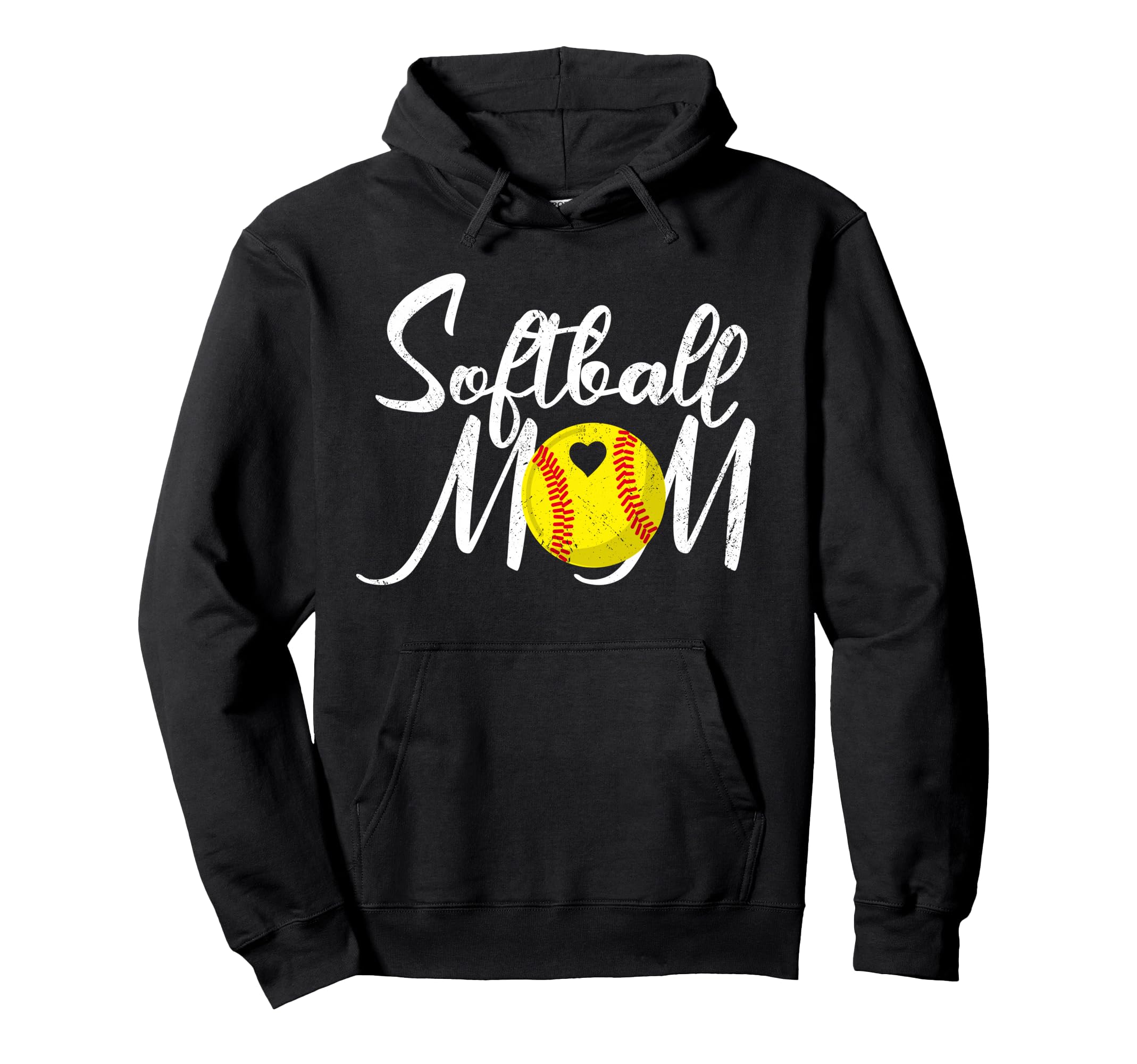 Softball Mom Mama Mothers Day Hoodie - Unique Graphic Unisex - T-Shirt, Sweatshirt, Hoodie