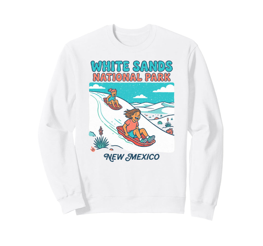 White Sands National Park New Mexico Sweatshirt - Novelty Apparel Unisex - T-Shirt, Sweatshirt, Hoodie