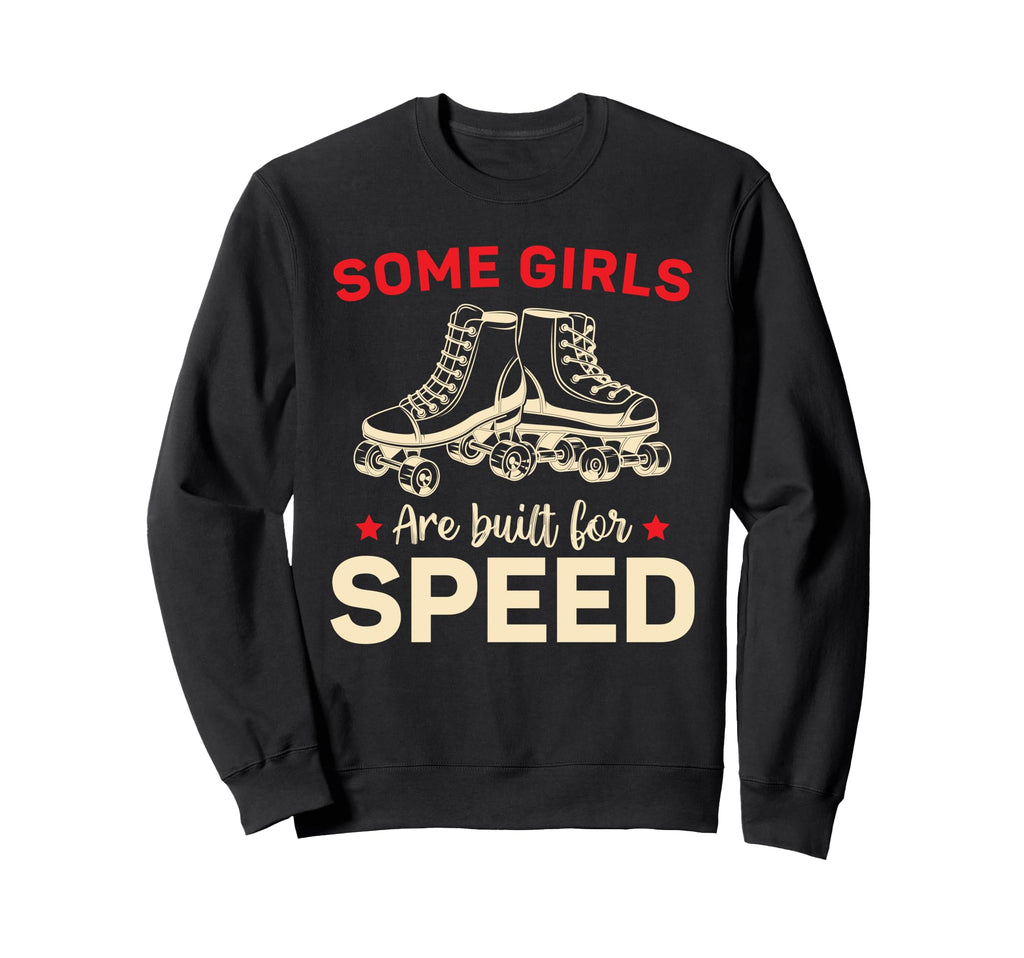 Roller Skating Skate 1970S Sweatshirt - Fun Novelty Design for Adults - T-Shirt, Sweatshirt, Hoodie
