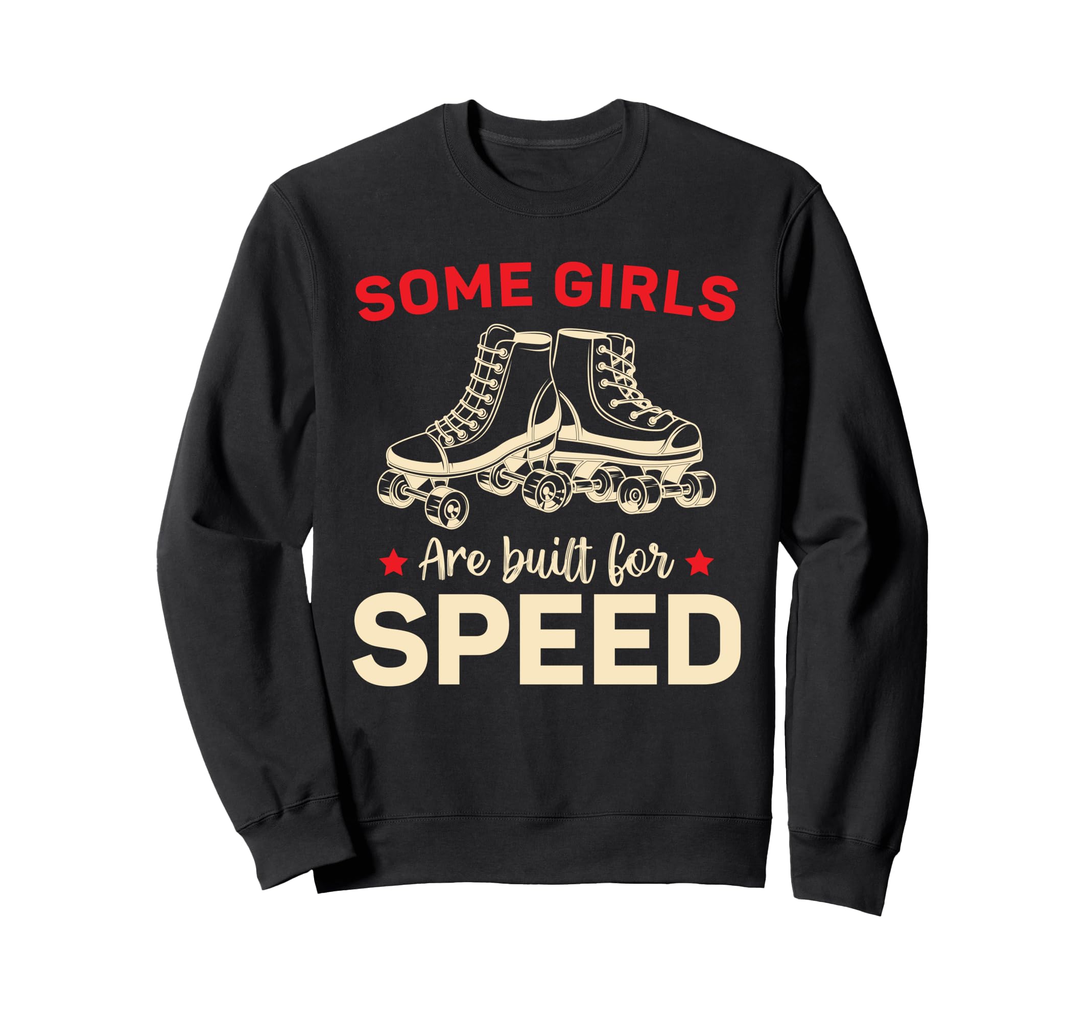 Roller Skating Skate 1970S Sweatshirt - Fun Novelty Design for Adults - T-Shirt, Sweatshirt, Hoodie