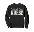 Boho Floral Critical Care Nurse Sweatshirt - Minimalist Print for Adults - T-Shirt, Sweatshirt, Hoodie