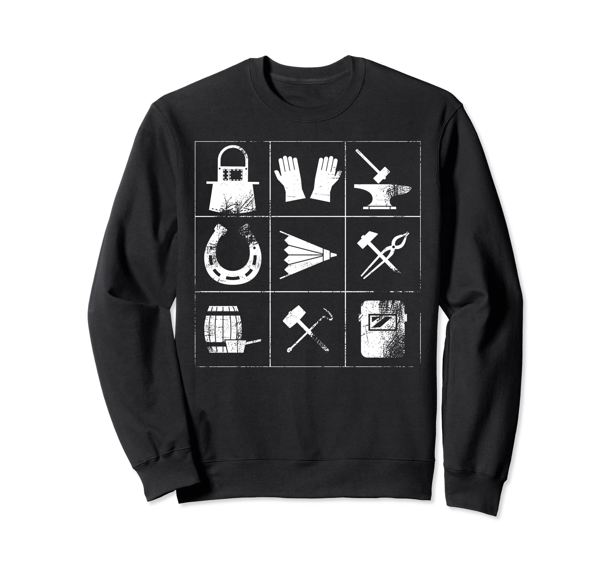 Blacksmith Tools Distressed Sweatshirt - Streetwear Style Unisex - T-Shirt, Sweatshirt, Hoodie