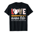 Love Nana Life Baseball Nana T-Shirt - Casual Everyday Wear for Adults - T-Shirt, Sweatshirt, Hoodie