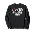 Baseball Mom Proud Mother Baseball Sweatshirt - Unique Graphic Unisex - T-Shirt, Sweatshirt, Hoodie
