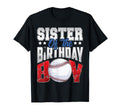 Sister Baseball Birthday Family Baller T-Shirt - Unique Graphic for Adults - T-Shirt, Sweatshirt, Hoodie
