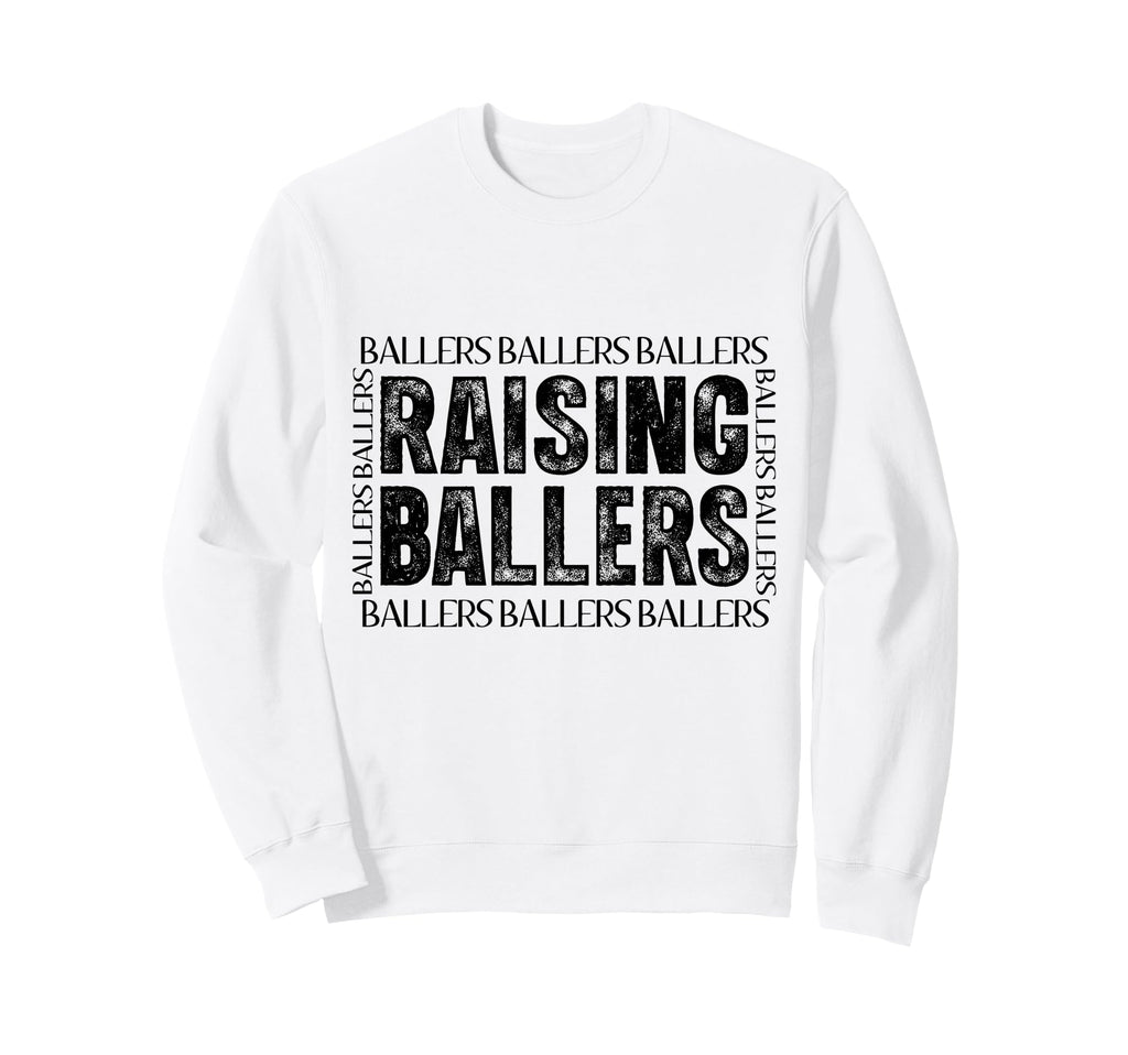 Raising Little Ballers Sweatshirt - Custom Art Print for Adults - T-Shirt, Sweatshirt, Hoodie