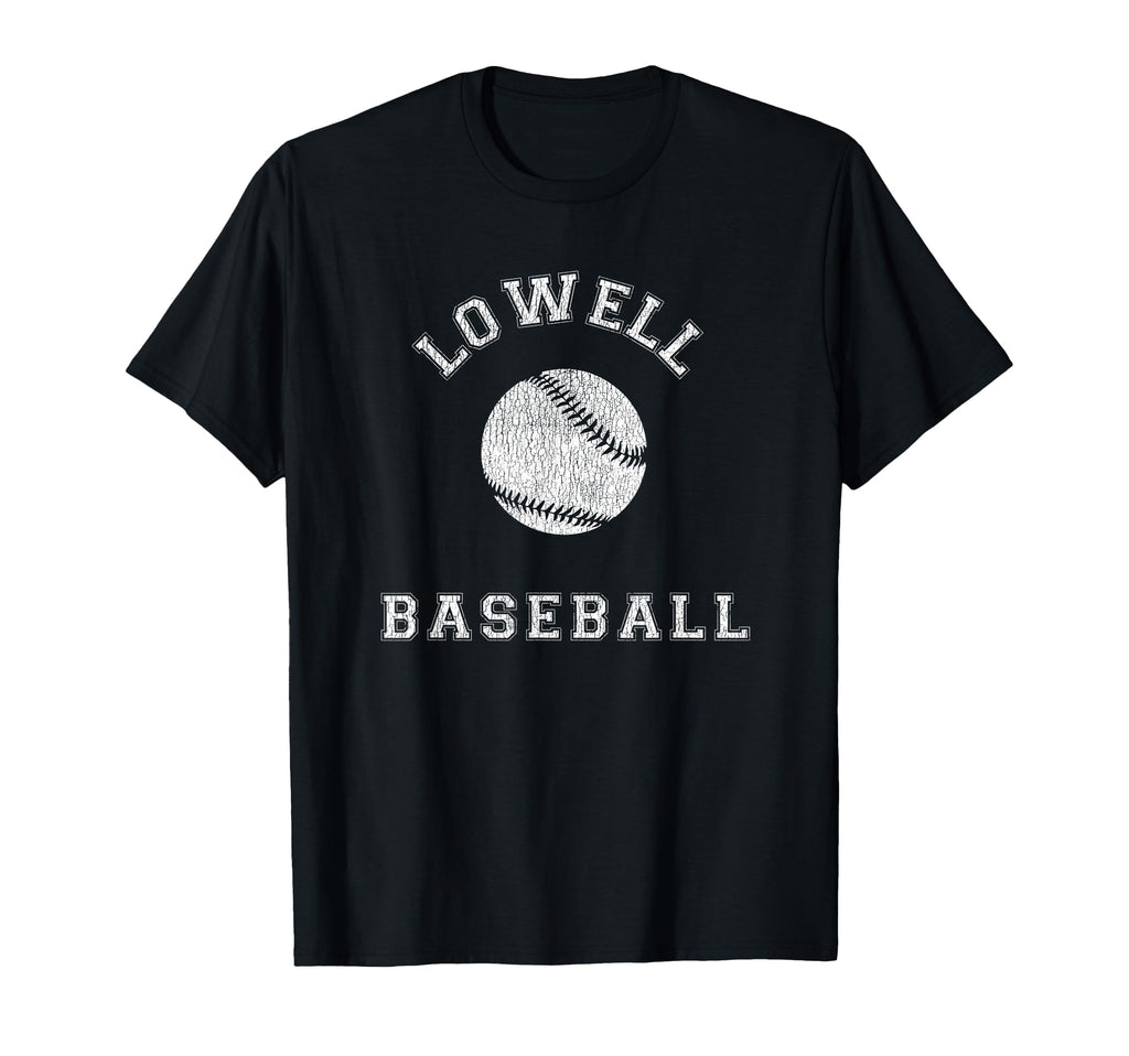 Lowell Baseball Distressed T-Shirt - Fun Novelty Design Men Women - T-Shirt, Sweatshirt, Hoodie