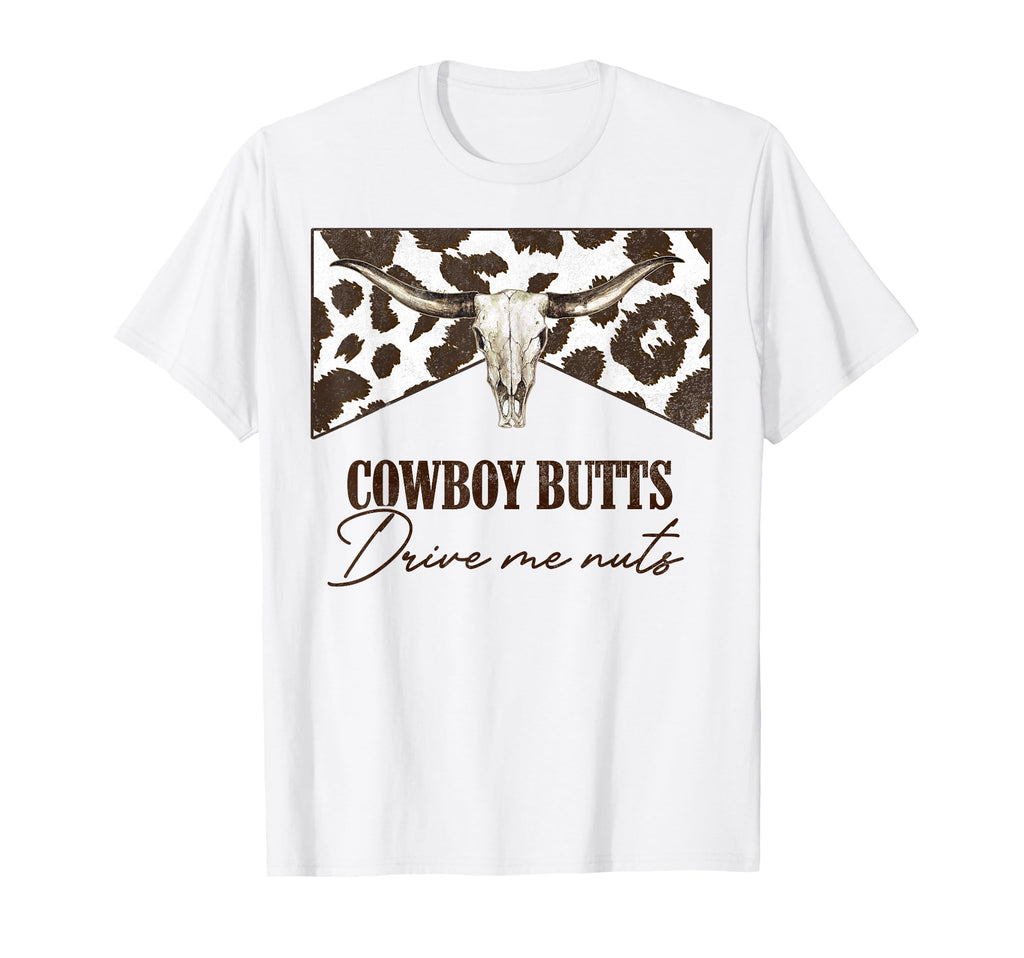 Leopard Bull Skull Western Cowboy T-Shirt - Streetwear Style for Adults - T-Shirt, Sweatshirt, Hoodie