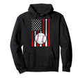 American Flag Baseball Flag Dad Mom Hoodie - Streetwear Style Unisex - T-Shirt, Sweatshirt, Hoodie