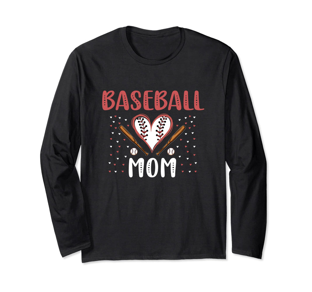 Pride Baseball Moms Sports Game Sweatshirt - Unique Graphic Unisex - T-Shirt, Sweatshirt, Hoodie
